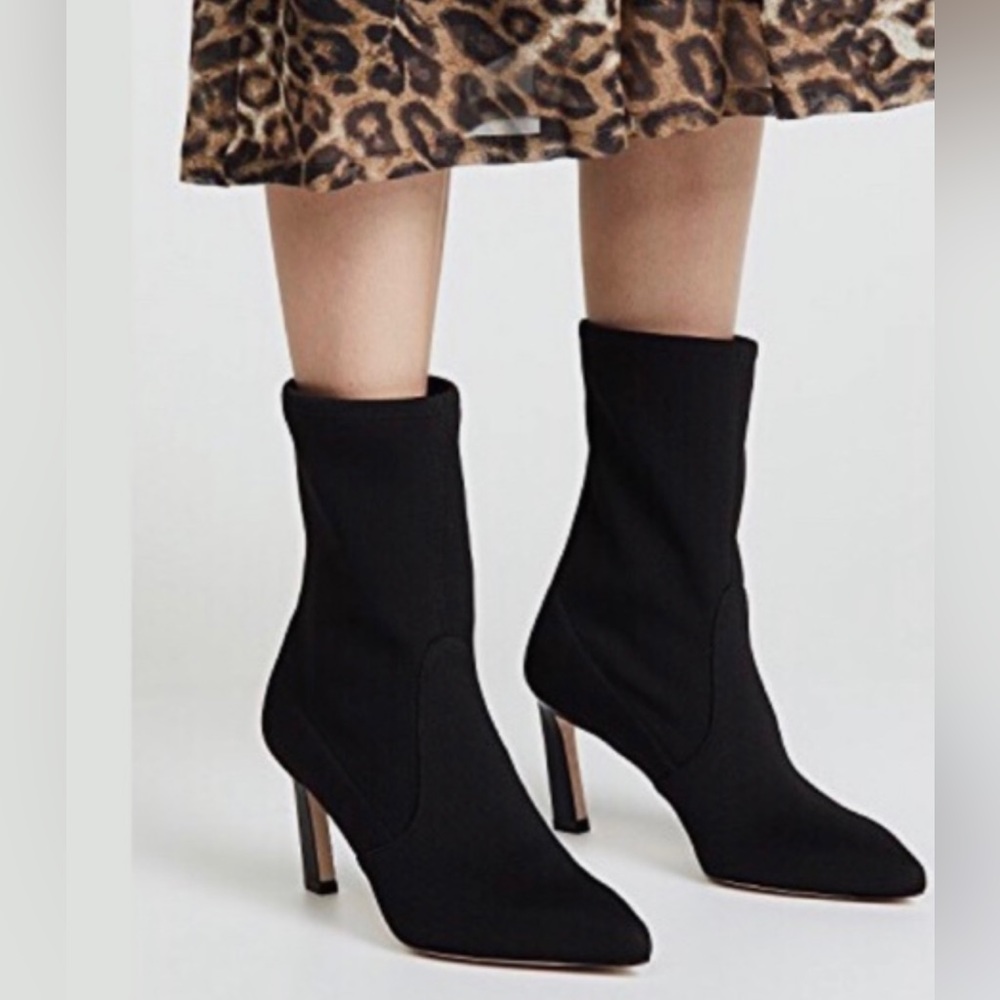Stuart Weitzman Stuart 75 Stretch Bootie, Black S… - image 2